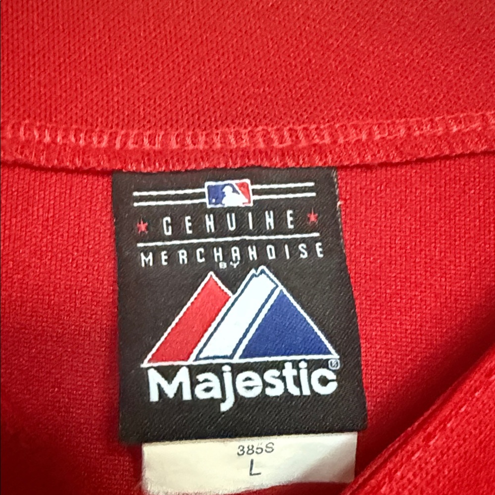 Majestic Red Texas Rangers Team Jersey - Picture 4 of 5